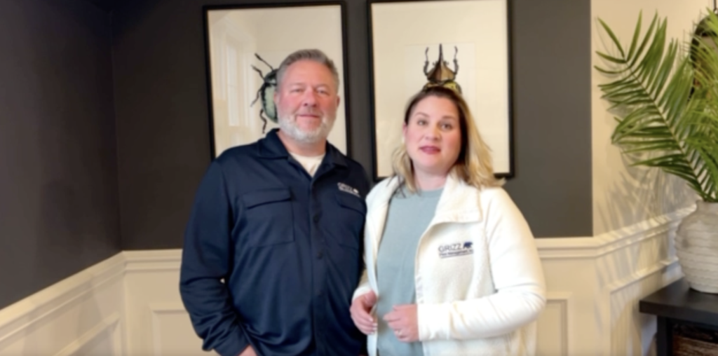 Anna and Andy from Grizz Pest Control